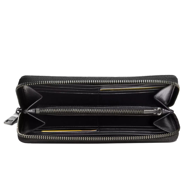 Buy Coach Accordion Wallet In Signature Canvas in Charcoal