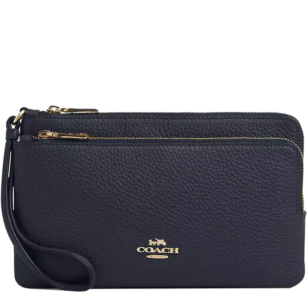 Buy Coach Double Zip Wallet in Midnight CU919 Online in Singapore