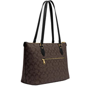 Buy Coach Gallery Tote Bag In Signature Canvas in Brown/ Black CH504 Online in Singapore | PinkOrchard.com