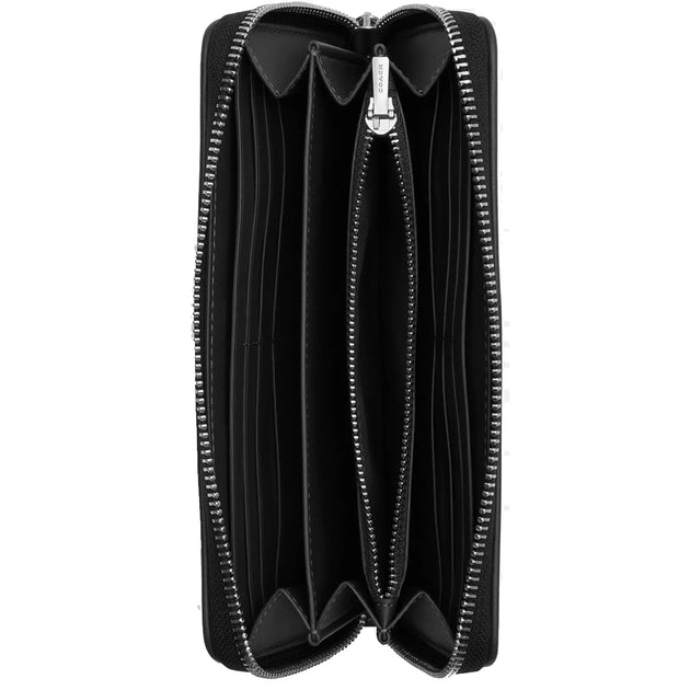 chiiiibag wallet bag ブラック Bottega Veneta Small Intrecciato Lambskin Bi-Fold Zip Wallet