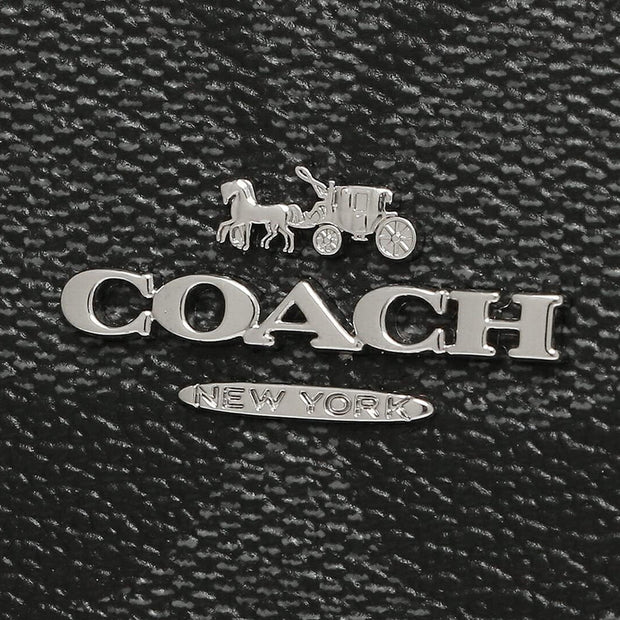 Buy Coach Long Zip Around Wallet In Signature Canvas in Graphite/ Black C4452 Online in Singapore | PinkOrchard.com