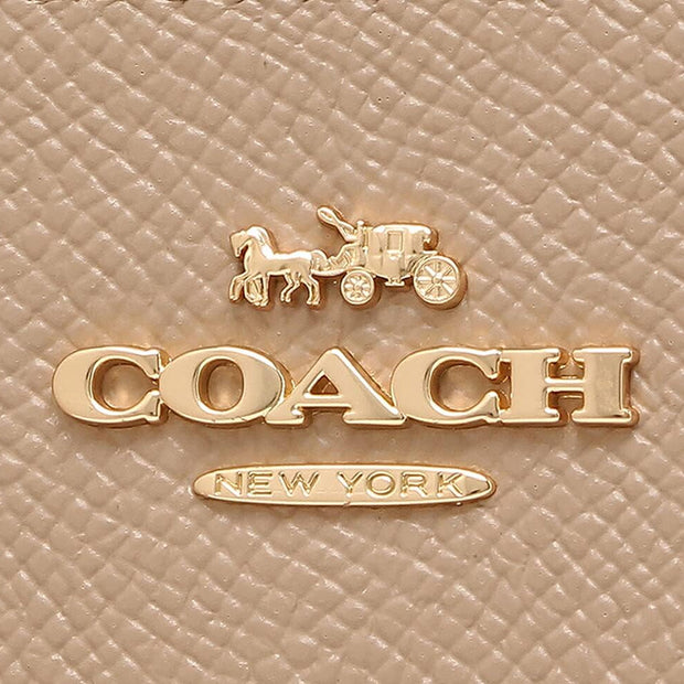 Buy Coach Long Zip Around Wallet in Taupe C3441 Online in Singapore | PinkOrchard.com