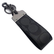 Buy Coach Loop Key Fob In Signature Canvas in Charcoal CJ748 Online in Singapore | PinkOrchard.com