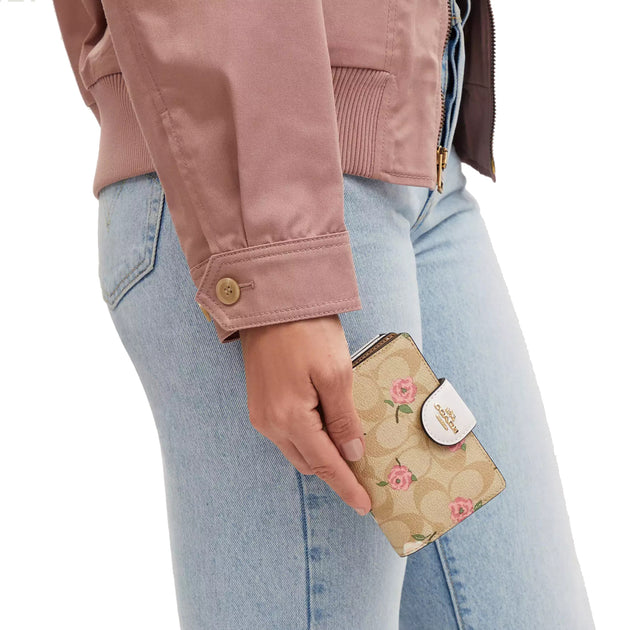 Coach Medium Corner Zip Wallet CR968 Designer Bags On Sale