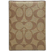 Buy Coach Passport Case In Signature Canvas in Tan 93518 Online in Singapore | PinkOrchard.com