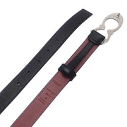 Buy Coach Signature Buckle Belt, 25 Mm in Black Wine/ Silver C1725 Online in Singapore | PinkOrchard.com