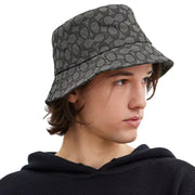 Buy Coach Signature Jacquard Bucket Hat In Charcoal CH401 Online in Singapore | PinkOrchard.com