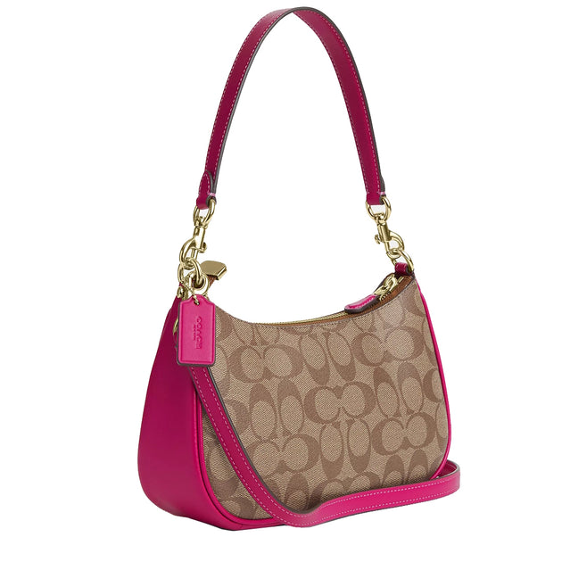 Buy Coach Payton Hobo Bag In Signature Canvas in Brown/ Black