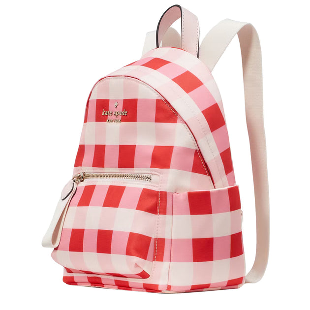 Buy Kate Spade Chelsea Gingham Mini Backpack Bag in Pink Multi KG565 Online in Singapore