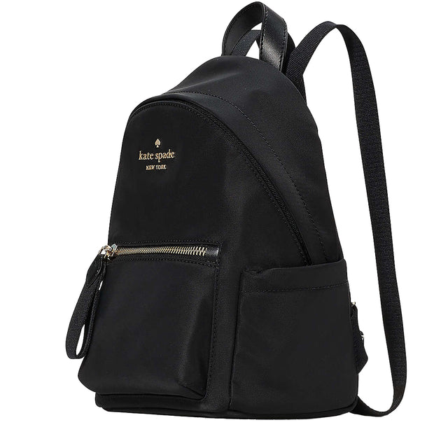 kate spade mini backpack trapezoid New York Chelsea The Kate Spade Chelsea The Little Better Nylon Mini Backpack in black with a playful apple print is a cute and practical accessory Buy Kate Spade Chelsea Mini