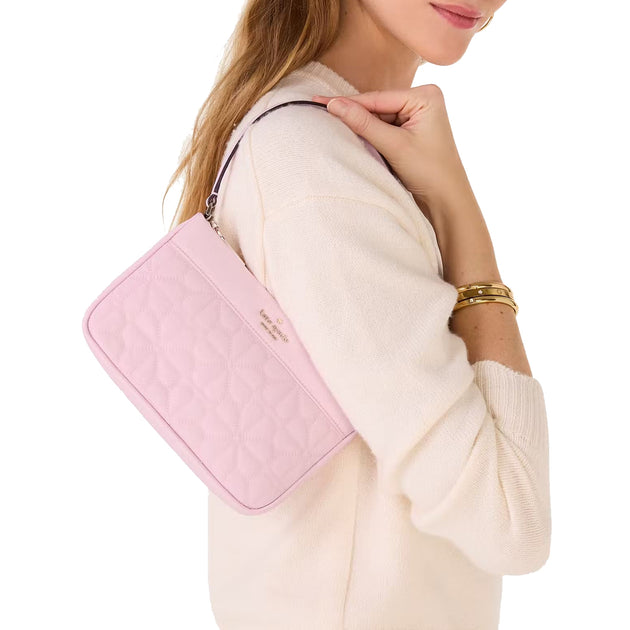 新品 Katie ケイティ 日本製 花柄オフショルダーブラウス ピンク フリー Buy Kate Spade Flower Quilted Fabric Convertible Wristlet Bag in