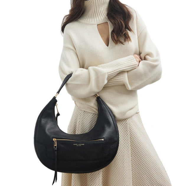 Leather Crossbody Bag Marc Jacobs Crescent Leather Shoulder