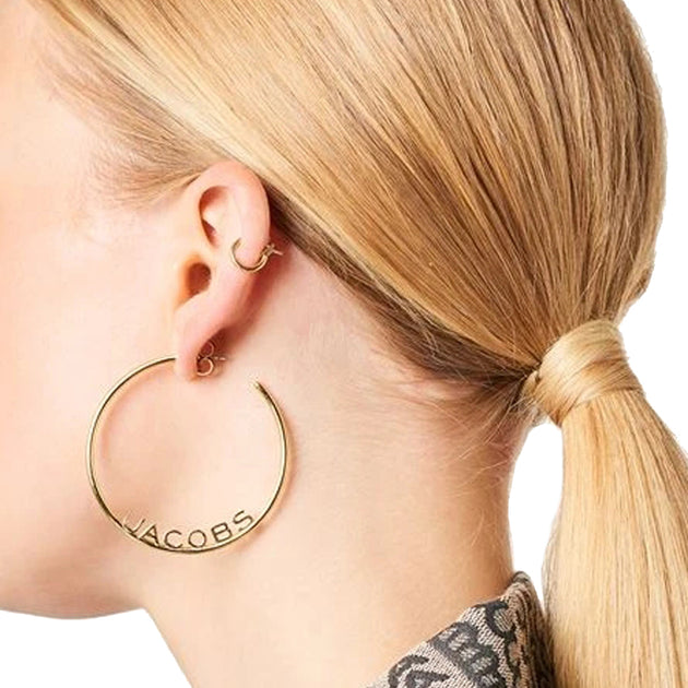 ＊MARC JACOBS＊ The Monogram Hoop Earrings 関税/送料込 Buy Marc Jacobs The Monogram Engraved Hoops Earrings in Aged