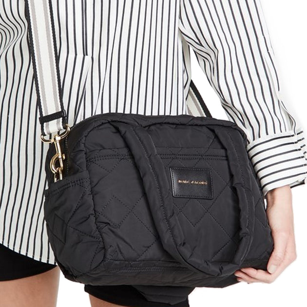 Buy Marc Jacobs The Small Weekender Quilted Nylon Duffle Bag in Black