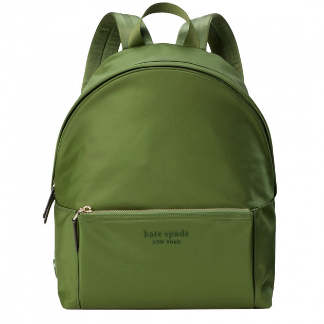 Kate spade olive green backpack 2025
