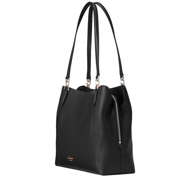 Kate spade new york jackson double compartment leather shoulder bag best sale