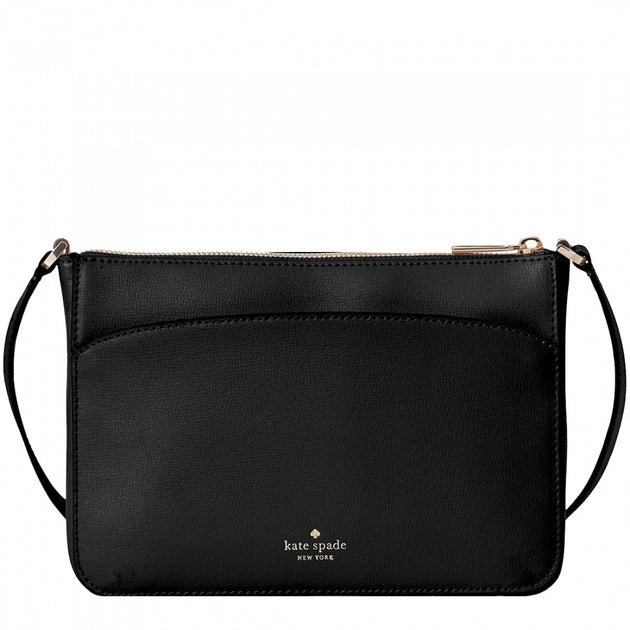Kate Spade Adel Medium Top Zip Crossbody Bag in Black wkru6725