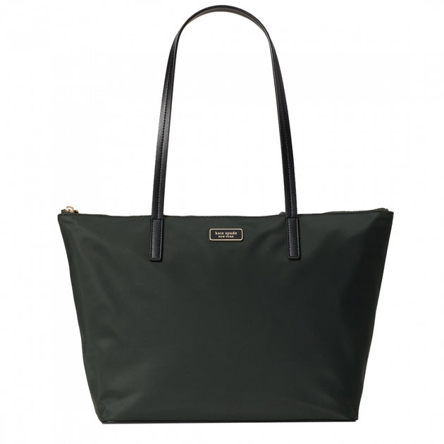 Kate Spade Hayden Top Zip Tote Bag in Deep Evergreen