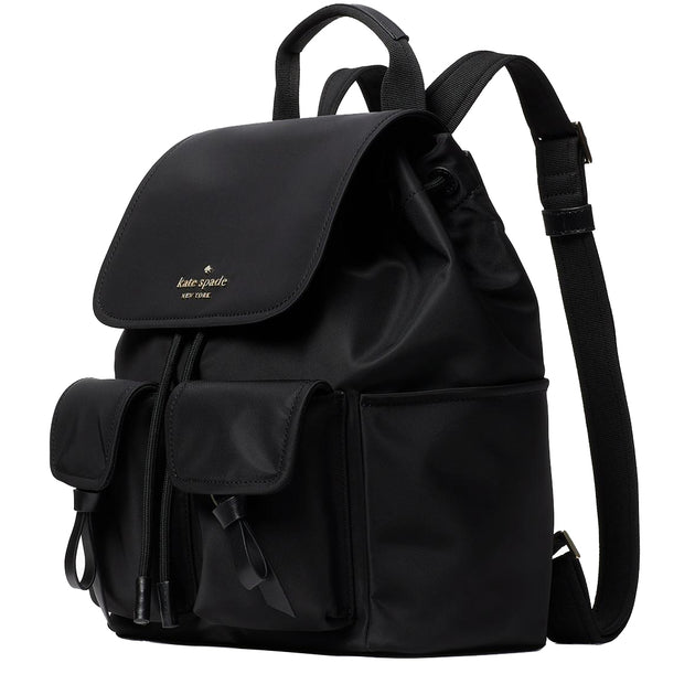 Kate Spade Carley Flap Backpack Bag in Black wkr00122  display picture 2