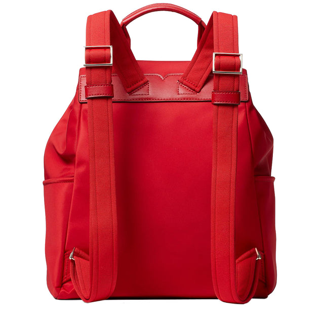 Kate Spade Carley Flap Backpack in Fava Root Red