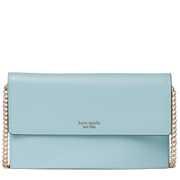 Kate Spade Light Aqua Blue Leather Laurel Way Winni Crossbody Bag