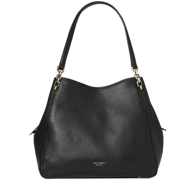 Kate Spade Hailey Large Shoulder Bag in Black