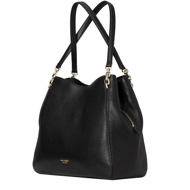 Kate Spade Hailey Large Shoulder Bag in Black