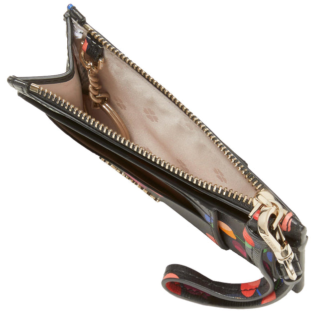 Kate Spade Spencer Cherries Cardholder Wristlet in Black Multi