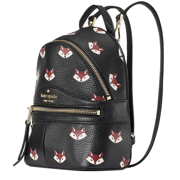 Kate Spade Out of the Woods Fox Mini Convertible Backpack Bag in Multi