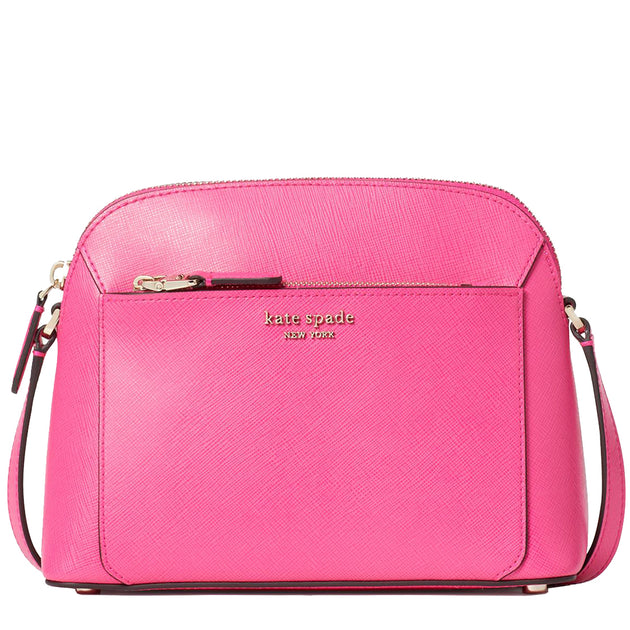 Kate Spade Louise Medium Dome Crossbody Bag in Shocking Magenta
