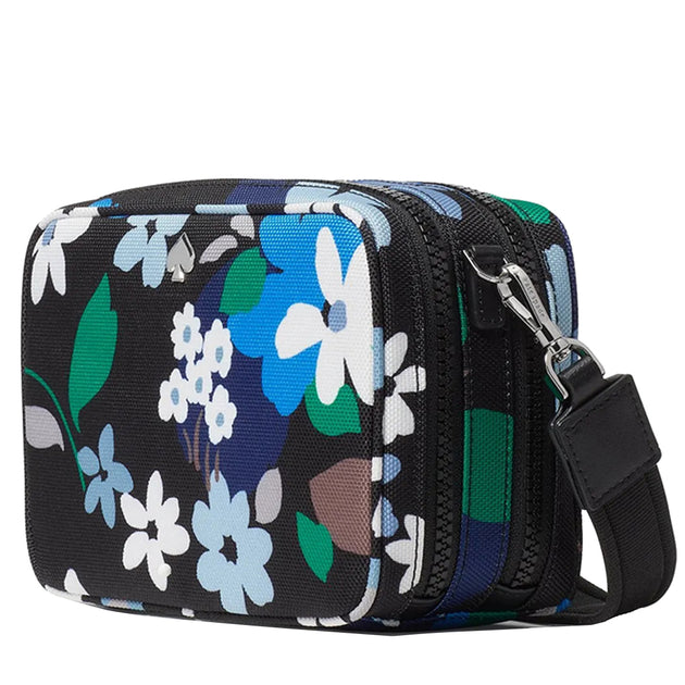 Kate Spade Jae Bold Blooms Small Camera Bag in Black Multi wkr00416