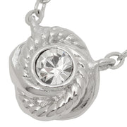 Buy Kate Spade Infinity & Beyond Knot Mini Pendant Necklace in Clear/Silver o0ru2826 Online in Singapore | PinkOrchard.com