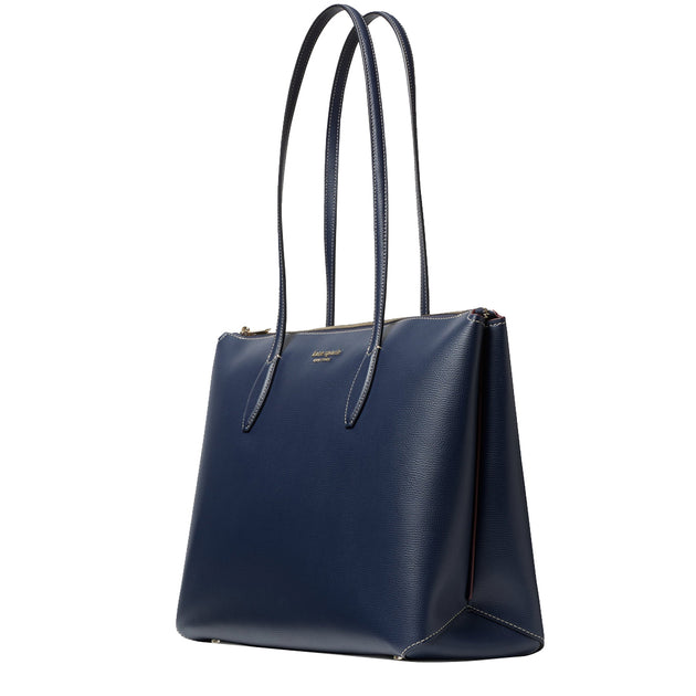 Kate Spade All Day Large Zip-Top Tote Bag in Blazer Blue