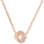 Buy Kate Spade Infinity & Beyond Knot Mini Pendant Necklace in Clear/ Rose Gold o0ru2807 Online in Singapore | PinkOrchard.com