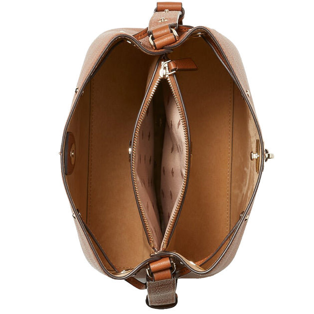 Kate Spade Marti Large Bucket Bag in Warm Gingerbread wkru6827