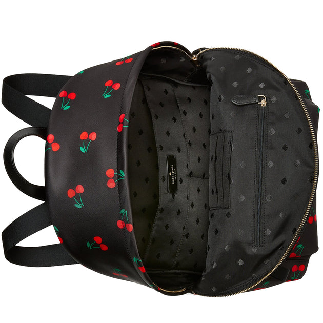 Kate Spade Black Cherry Print Women\'s Backpack Kate Spade New York Floral Watson Lane Hartley Backpack  main image 2