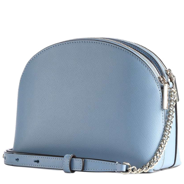 Kate Spade Spencer DoubleZip Dome Crossbody Bag in Morning Sky k4562