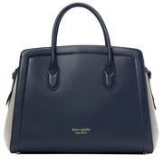 Buy Kate Spade Knott Canvas Large Satchel Bag in Blazer Blue k6547 Online in Singapore | PinkOrchard.com
