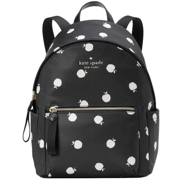 Kate Spade Chelsea Orchard Medium Backpack Bag in Black Multi k8113