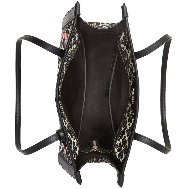 Kate Spade Spade Flower Jacquard Grapefruits Market Medium Tote Bag in