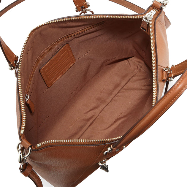 Coach 58874 Prairie Satchel Bag in Pebble Leather – PinkOrchard.com