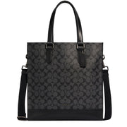Buy Coach Graham Structured Tote Bag in Signature Canvas in Charcoal/ Black C3232 Online in Singapore | PinkOrchard.com