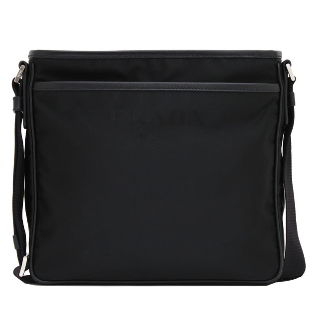Prada 2VH797 Tessuto Nylon Top Zip Messenger Bag