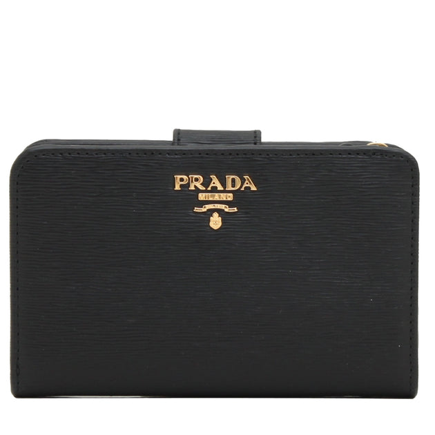 Farfetch Prada Black Saffiano Wallet Prada 1ml225 Prada Saffiano
