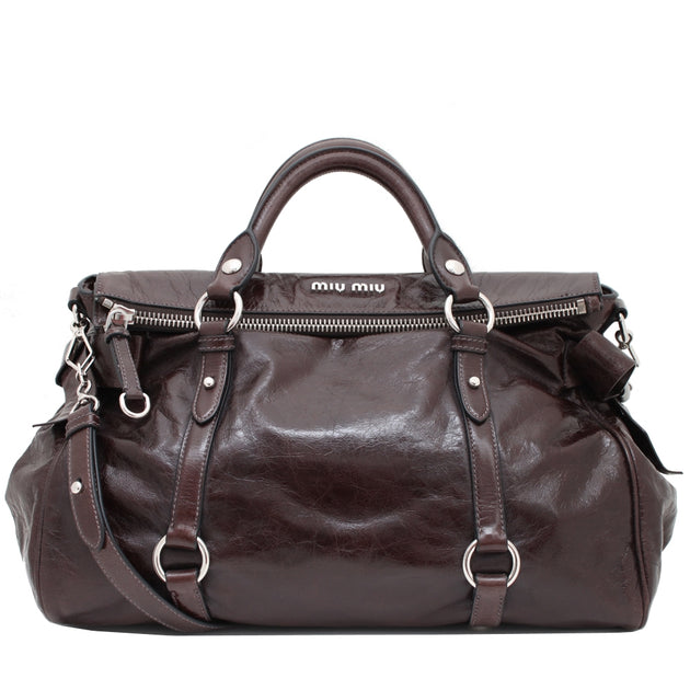 miumiu/VITELLO LUXハンドバッグ RT0365 楽天市場】○【中古】ミュウミュウ MIU MIU 2WAYハンドバッグ