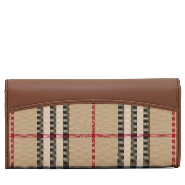 Burberry horseferry check id hot sale wallet