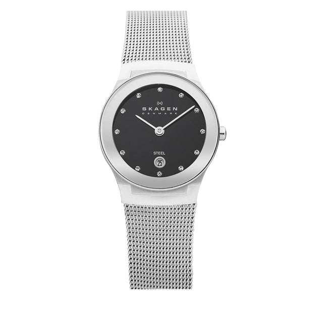 Sterling Silver Skagen Watch with Mesh Bracelet New Old Stock Amazon.com: Skagen Men main image 2