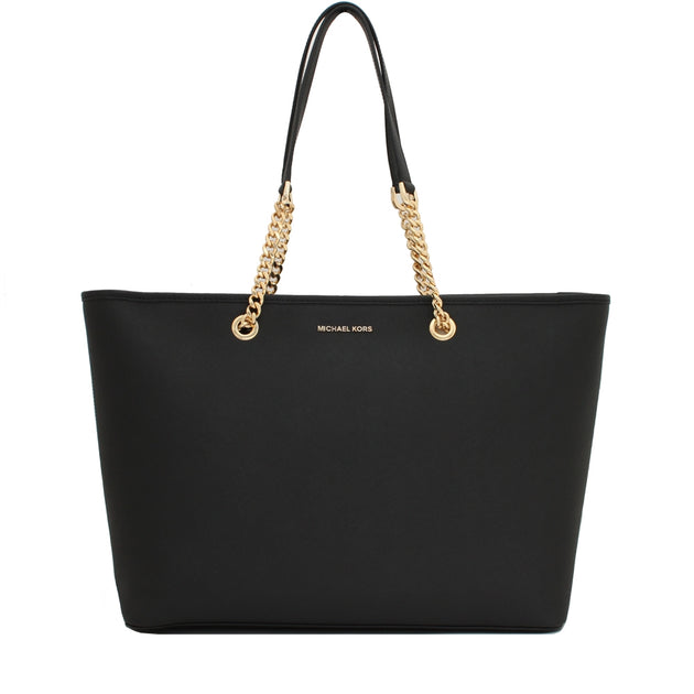 新品未使用品✦MICHAEL KORS COMMUTER TOTE 本革 黒×金