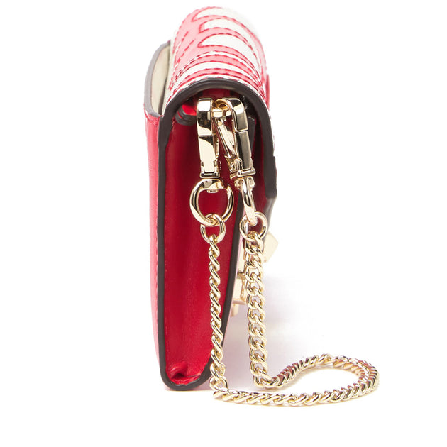 Michael Kors Whitney Large Graphic Logo Chain Wallet/ Wristlet