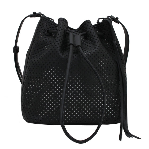 Rebecca Minkoff Star Perforated Bucket Bag – PinkOrchard.com display picture 1